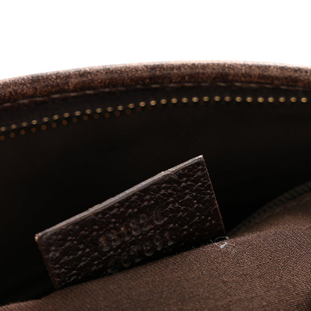 Monogram Abbey Messenger Bag Dark Brown