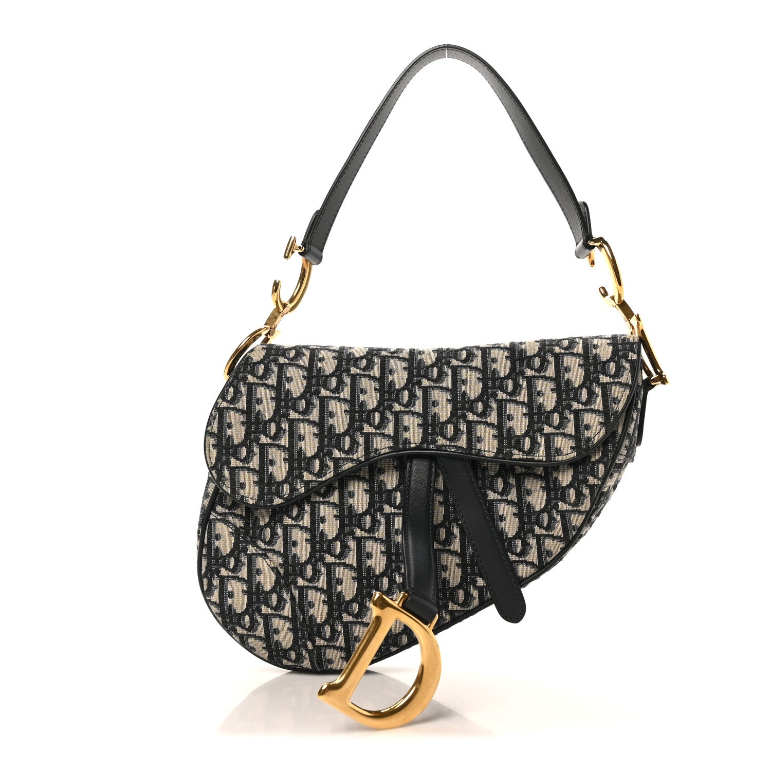 Oblique Saddle Bag Blue