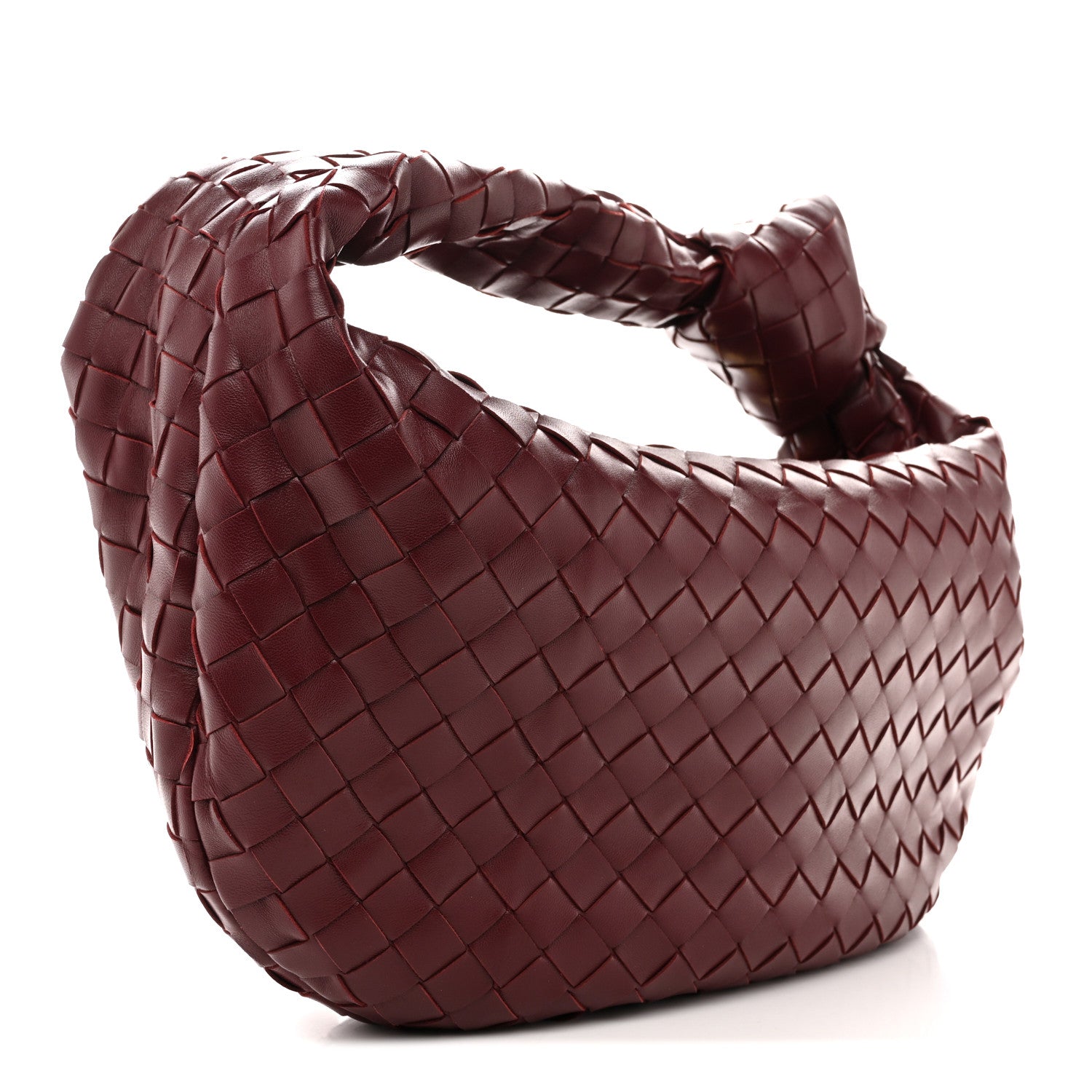 Nappa Intrecciato Teen Jodie Hobo Barolo