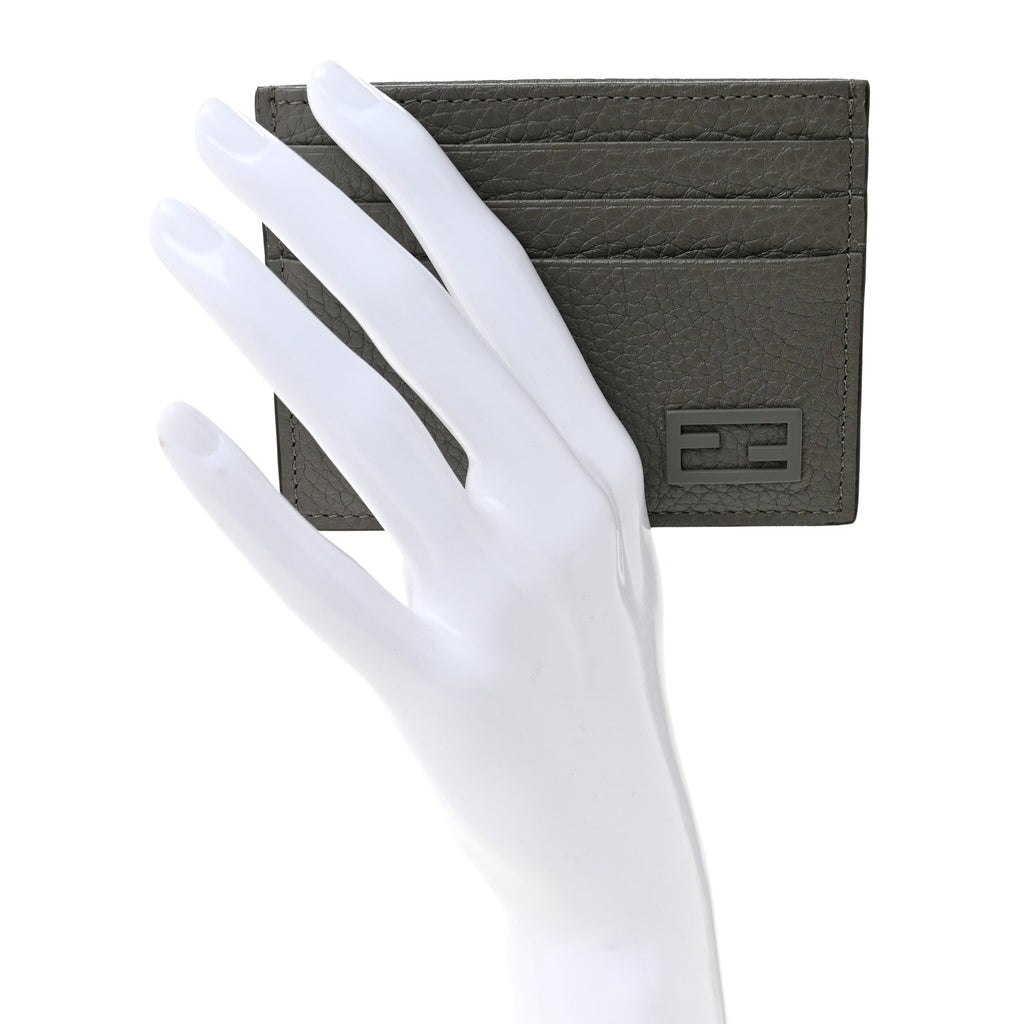 Cuoio Romano Business  Holder Argilla