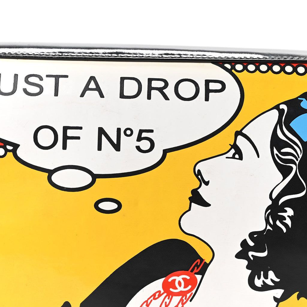Patent Just a Drop of N°5 Comic Coco Clutch