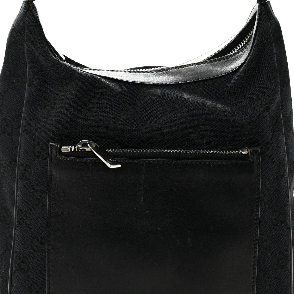 Monogram Hobo Black