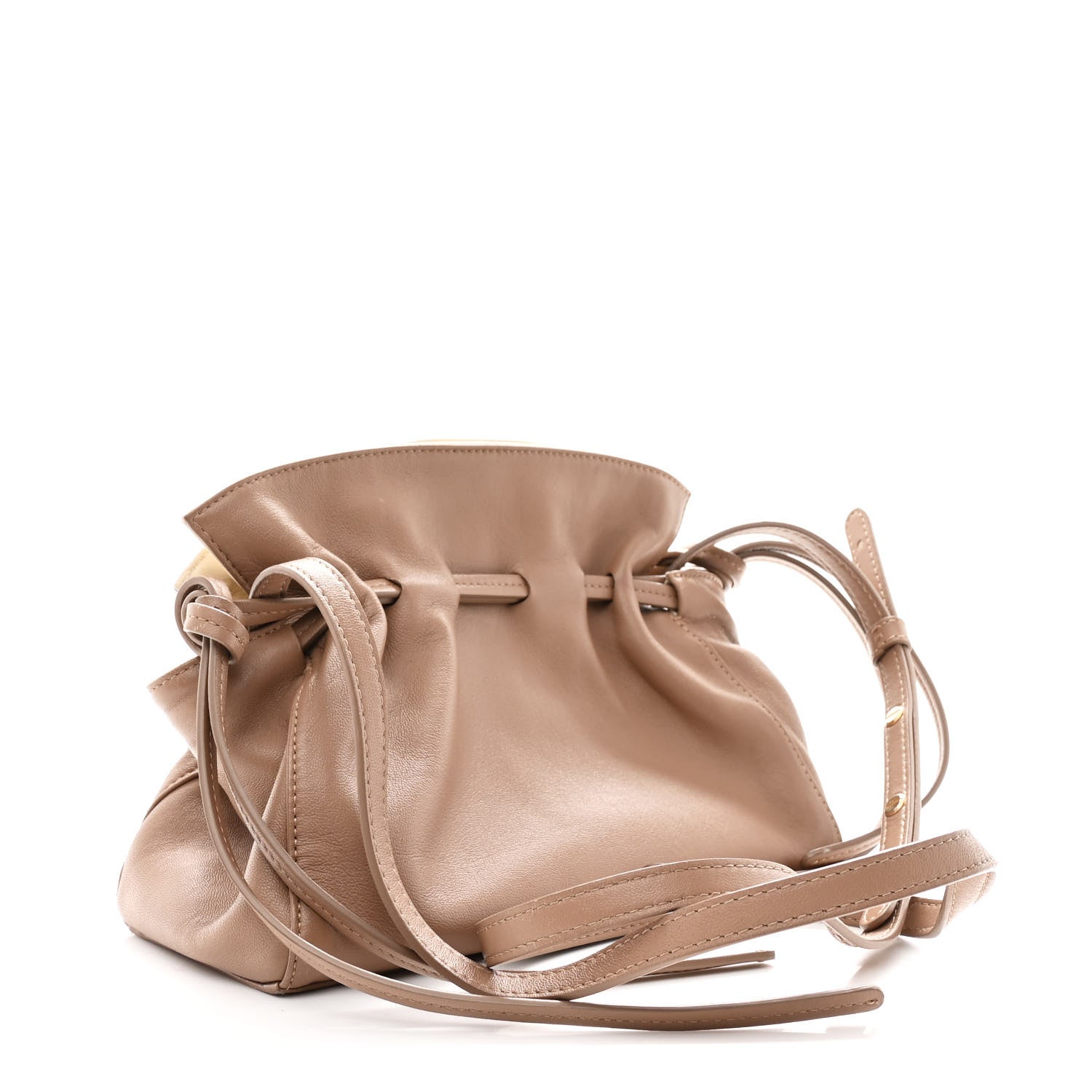 Lambskin Mini Protea Bag Biscotto