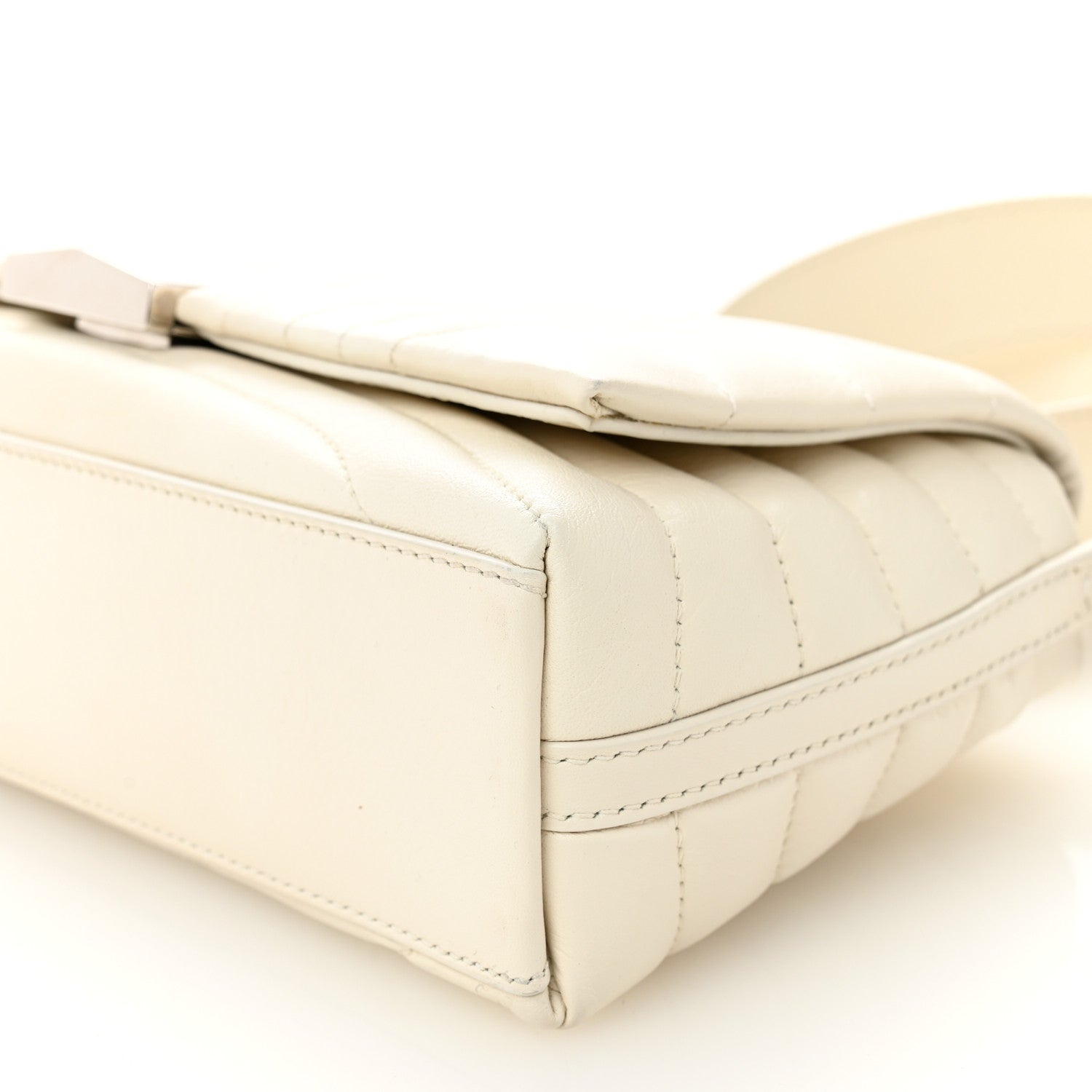 Calfskin Quilted Small 4G Shoulder Bag Ivory
