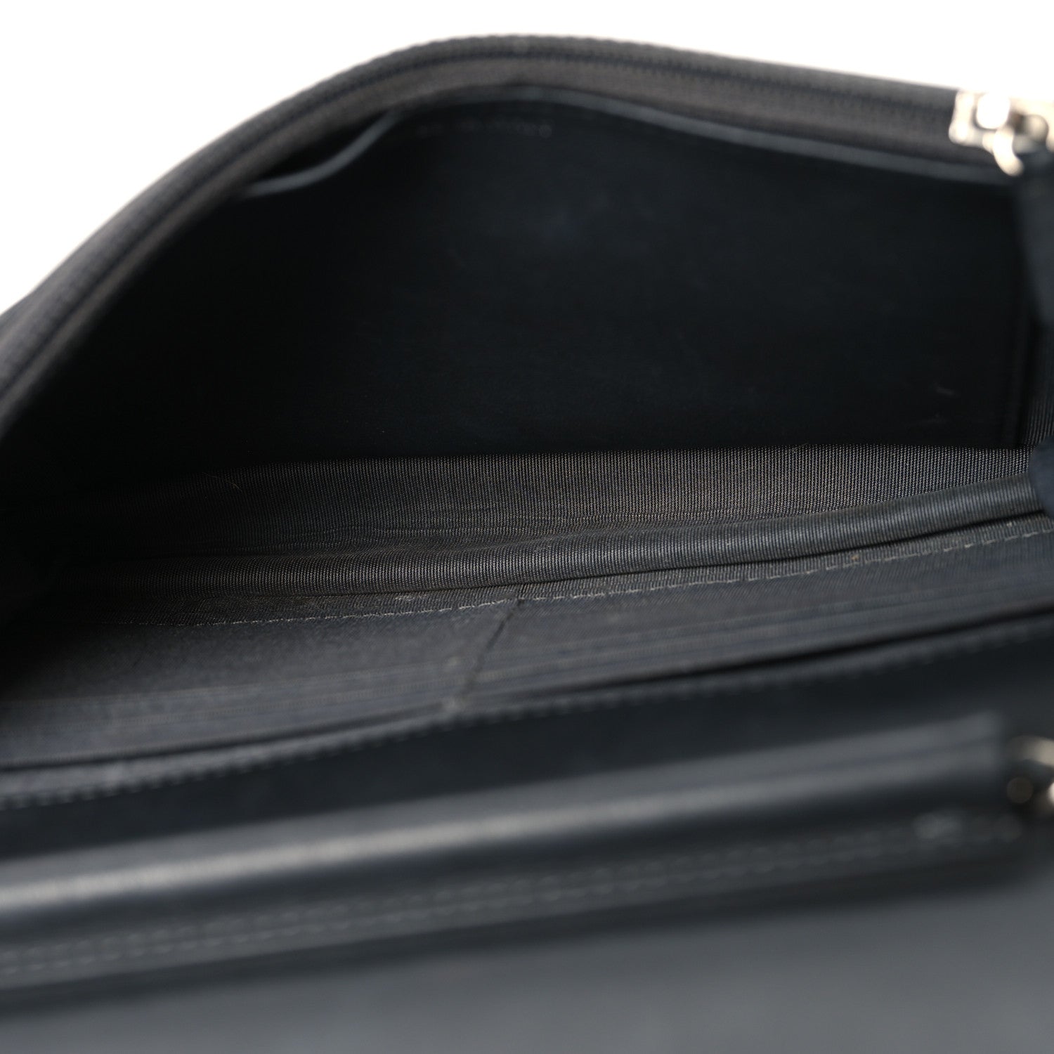 Lambskin Camellia Studded Wallet on Chain WOC Grey
