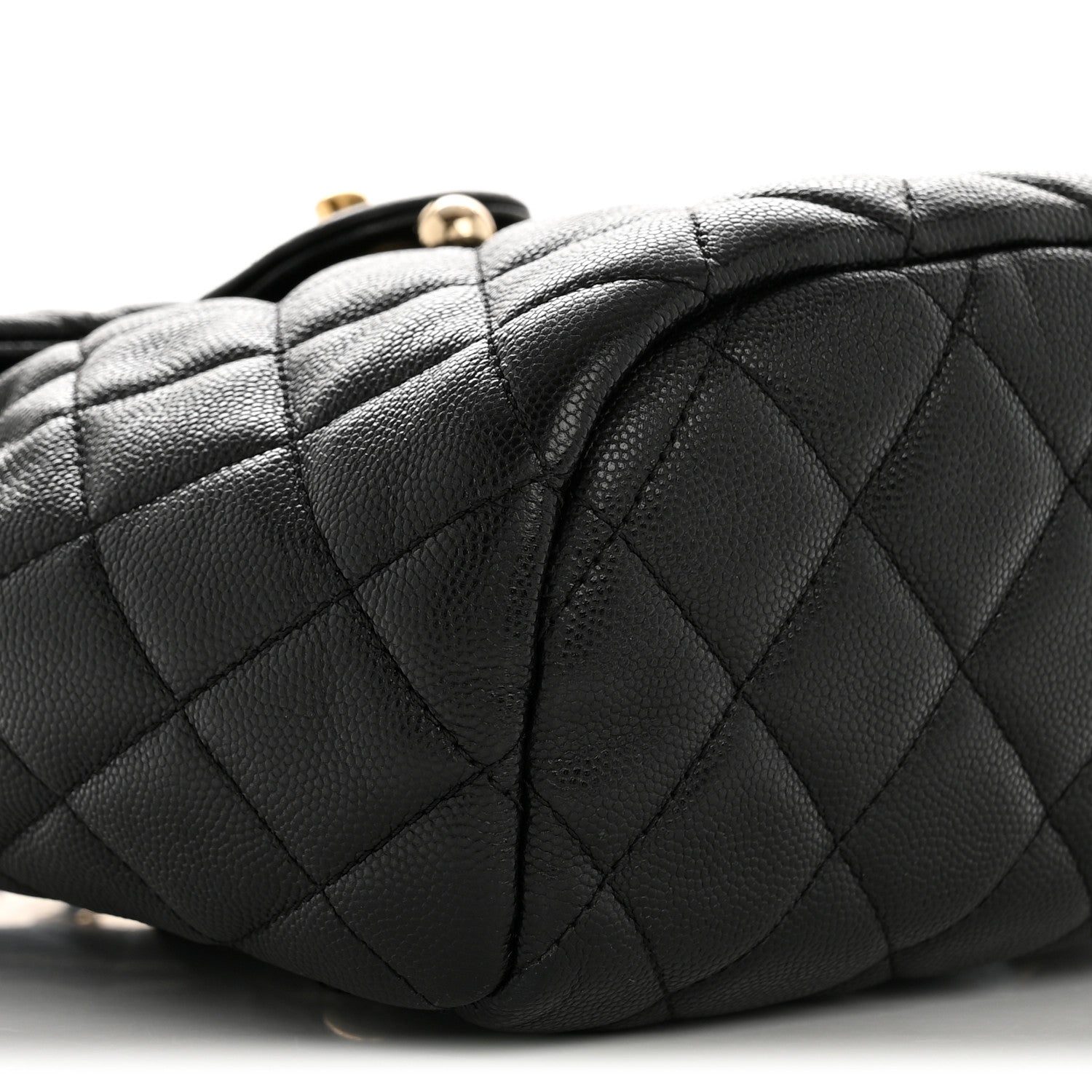 Caviar Quilted Mini Urban Spirit Backpack Black