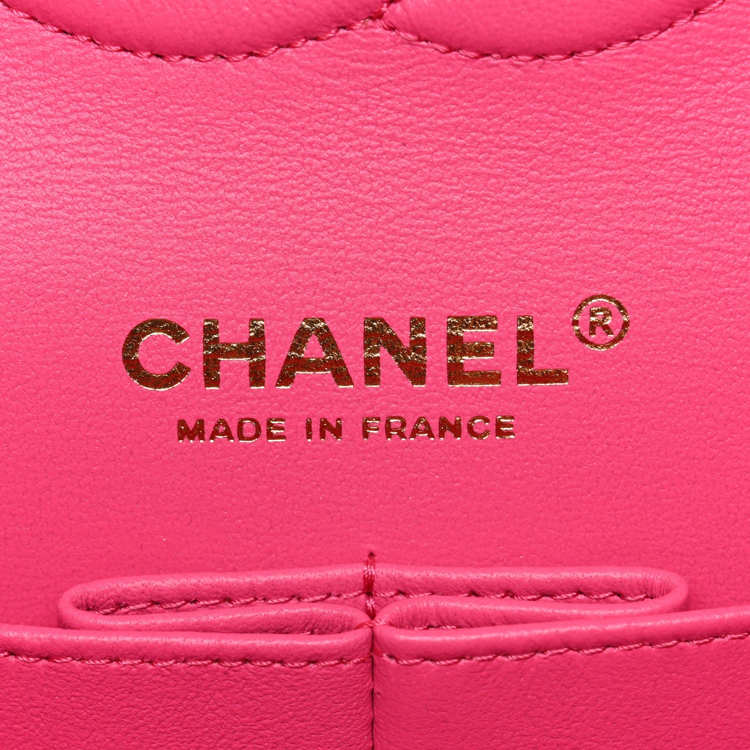 Caviar Quilted Medium Double Flap Dark Pink