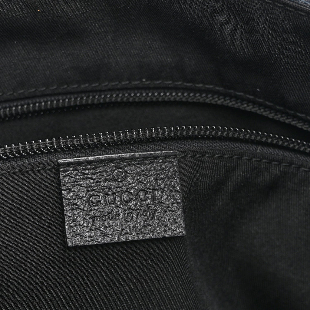 Monogram Small Flap Messenger Bag Black