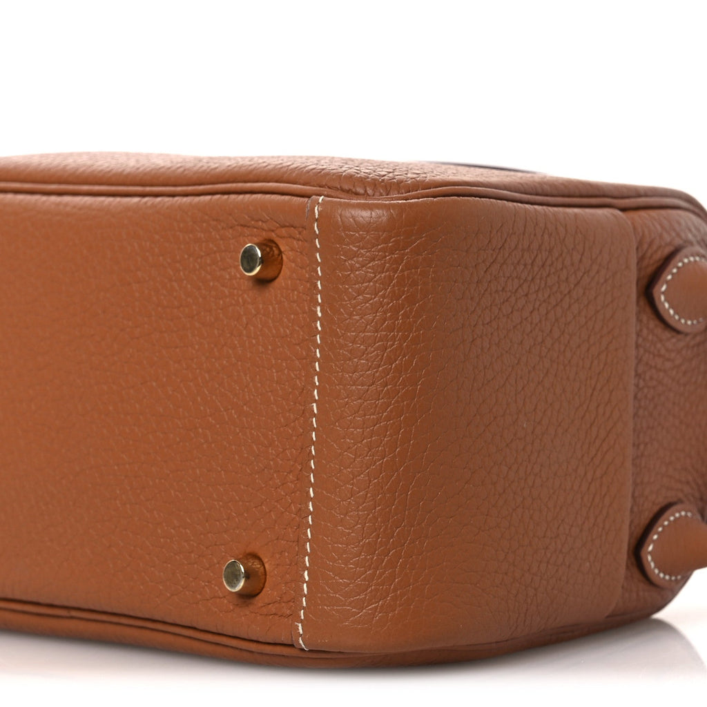 Taurillon Clemence Mini Lindy 20 Gold