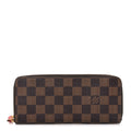Damier Ebene Clemence Wallet Cherry