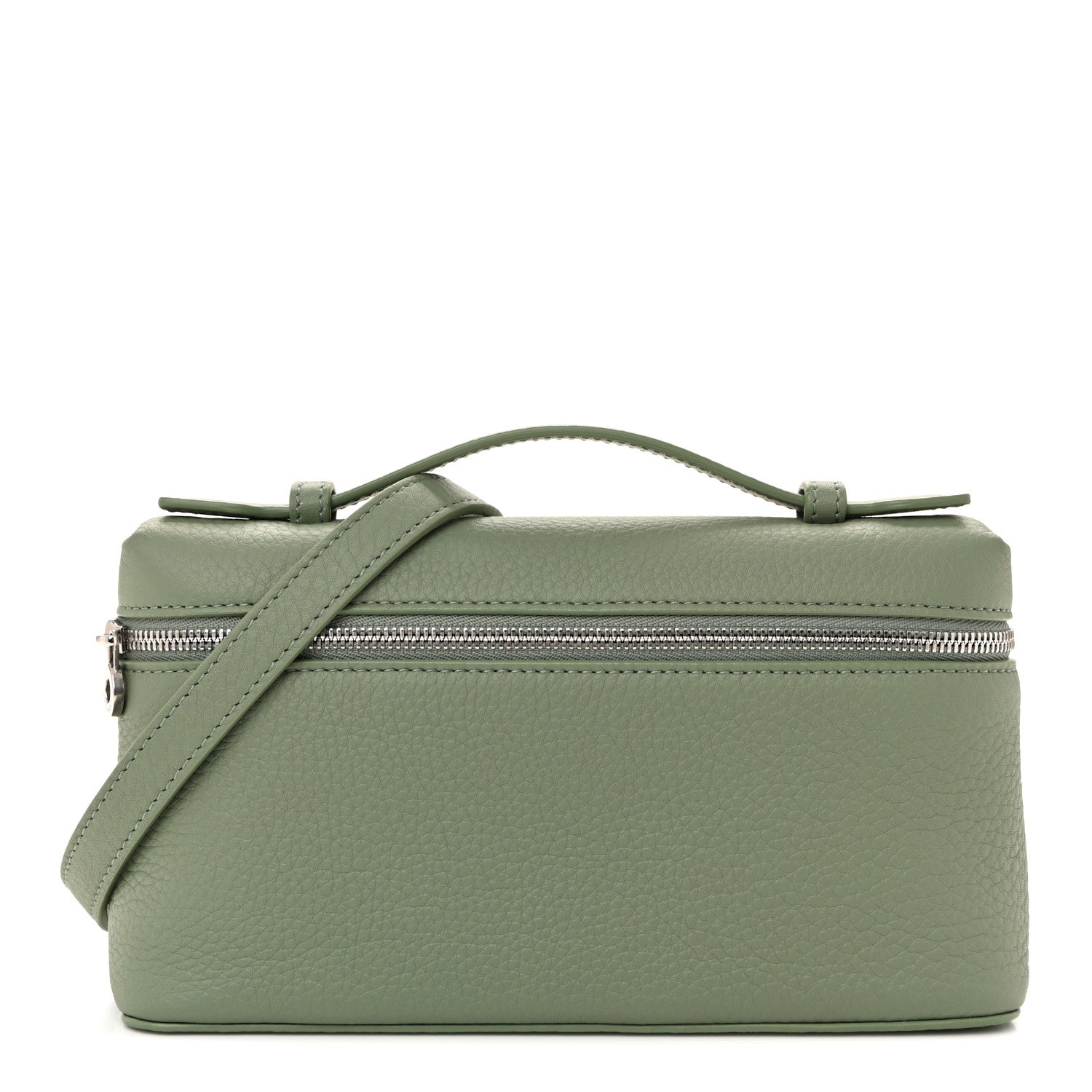 Grained Calfskin L19 Extra Pocket Pouch Sage Brush Leaves