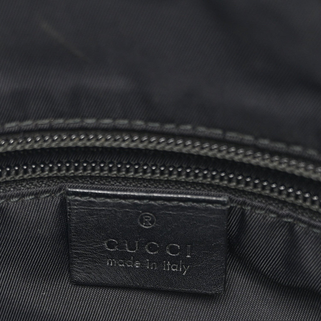 Canvas Web Messenger Bag Black