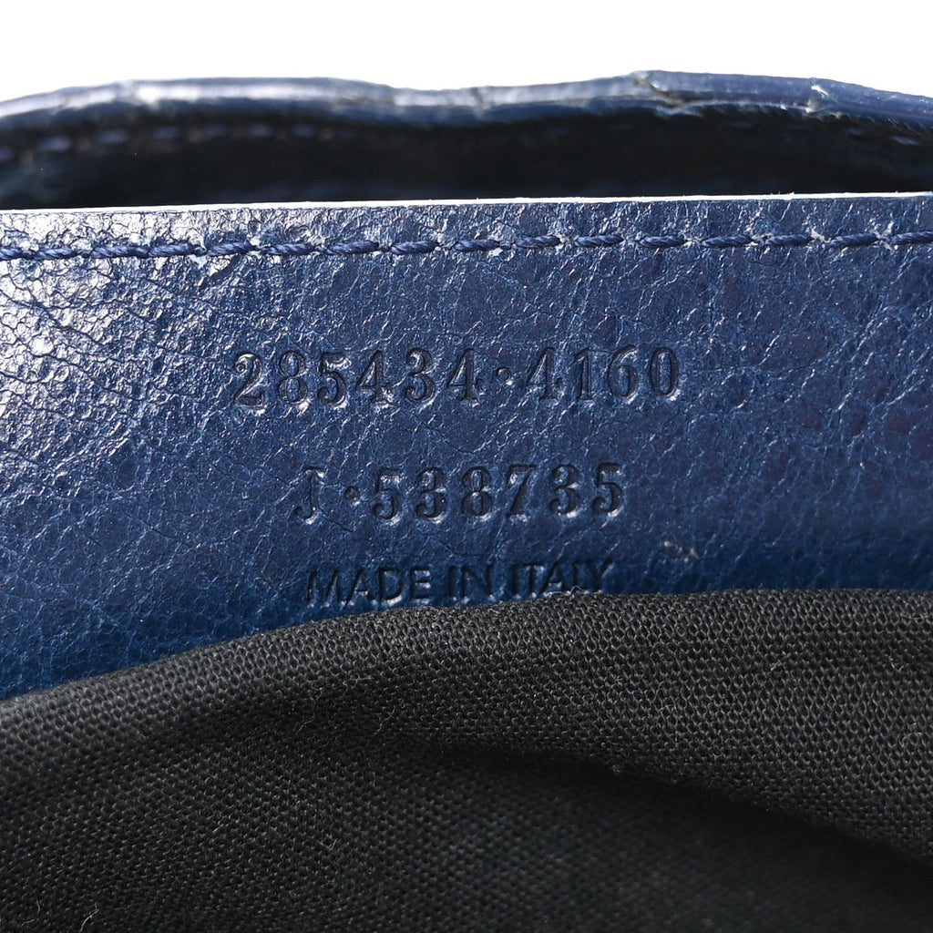 Agneau Giant 12 Silver Hardware Town Bleu Mineral