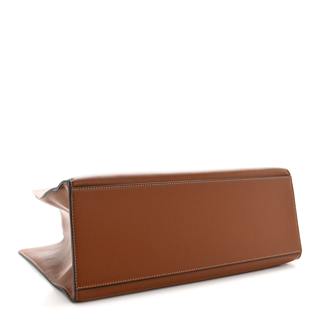 Smooth Calfskin Cabas 16 Bag Tan