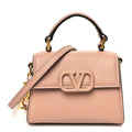 Calfskin Micro VSling Top Handle Bag Rose Cannelle
