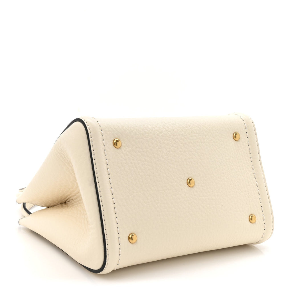 Soft Grainy Calfskin Alltime Small Handbag Ivory