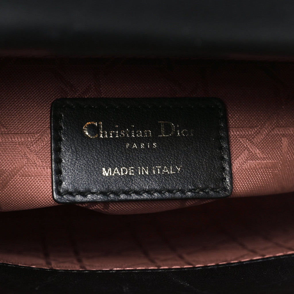 Lambskin Cannage Small My ABCDior Lady Dior Black