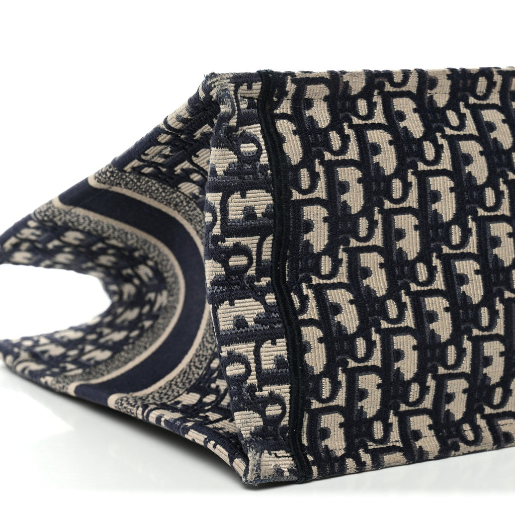 Oblique Medium Book Tote Blue Multicolor