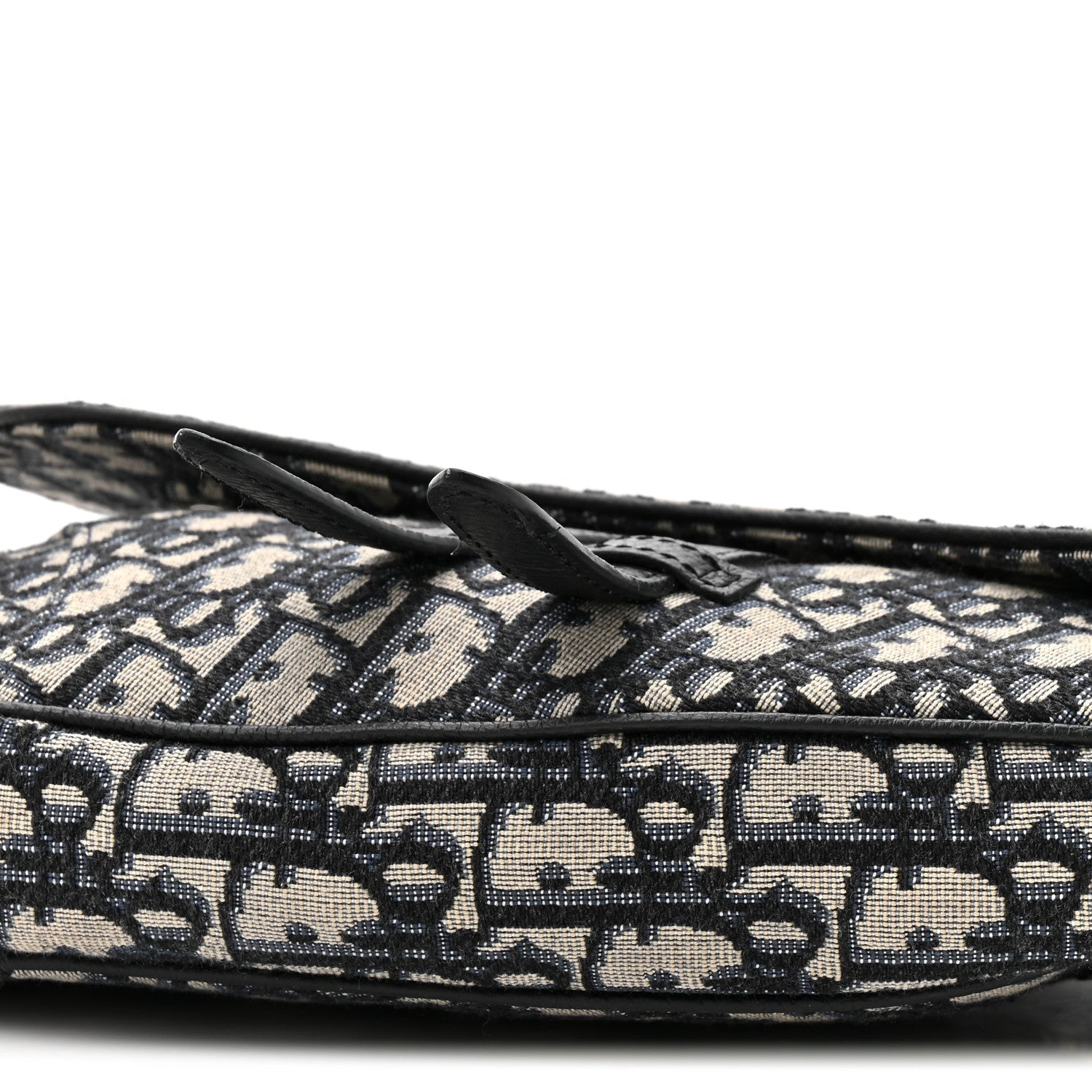 Oblique Mens Saddle Bag Blue