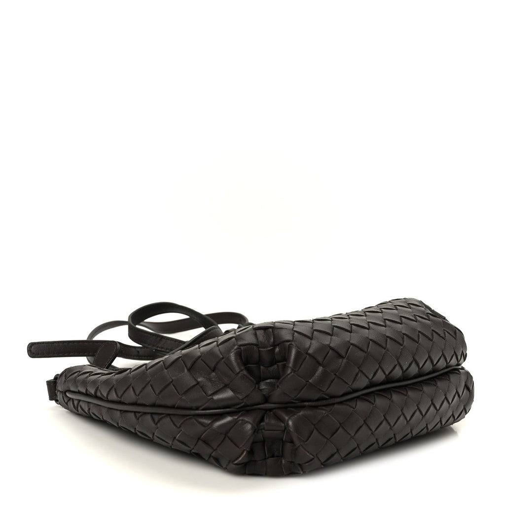 Nappa Intrecciato Crossbody Ebano