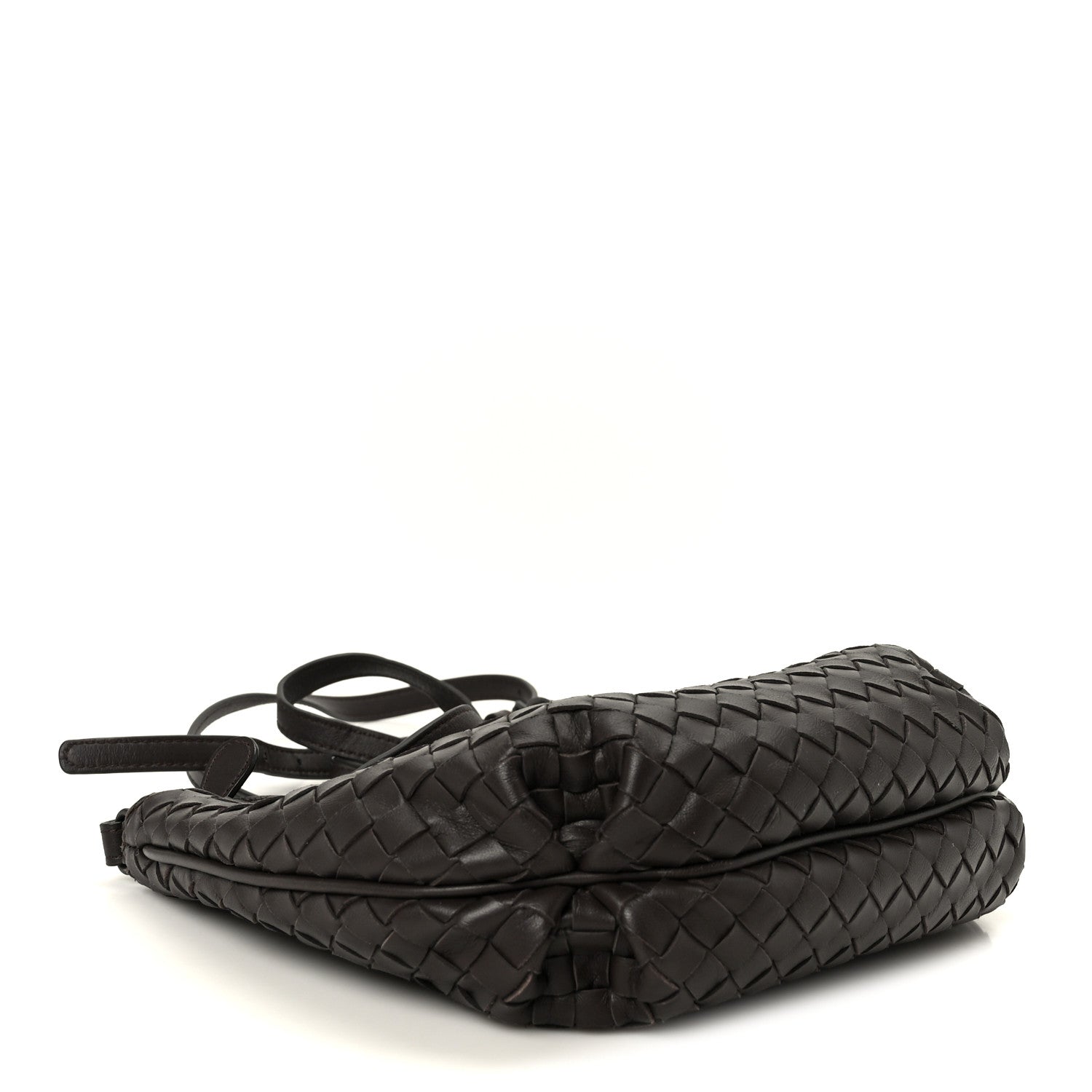 Nappa Intrecciato Crossbody Ebano