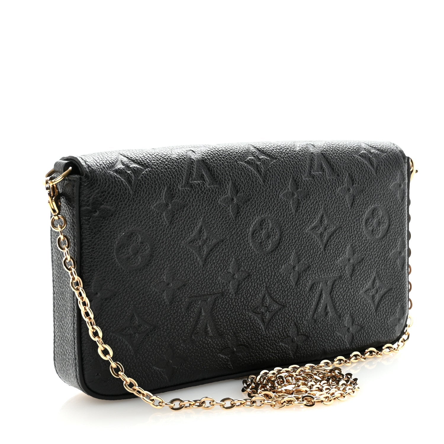 Empreinte Pochette Felicie Chain Wallet Black