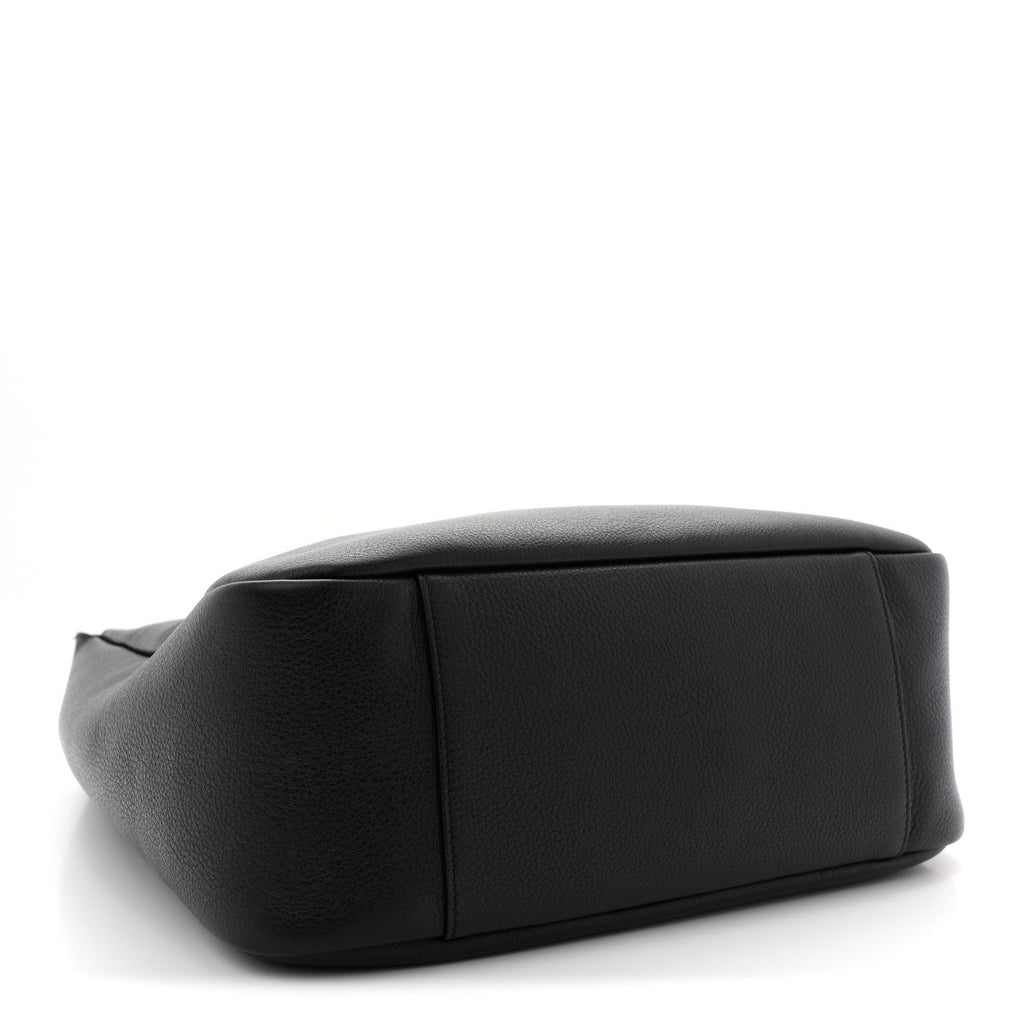 Smooth Calfskin Large Le 5 A 7 Soft Hobo Black