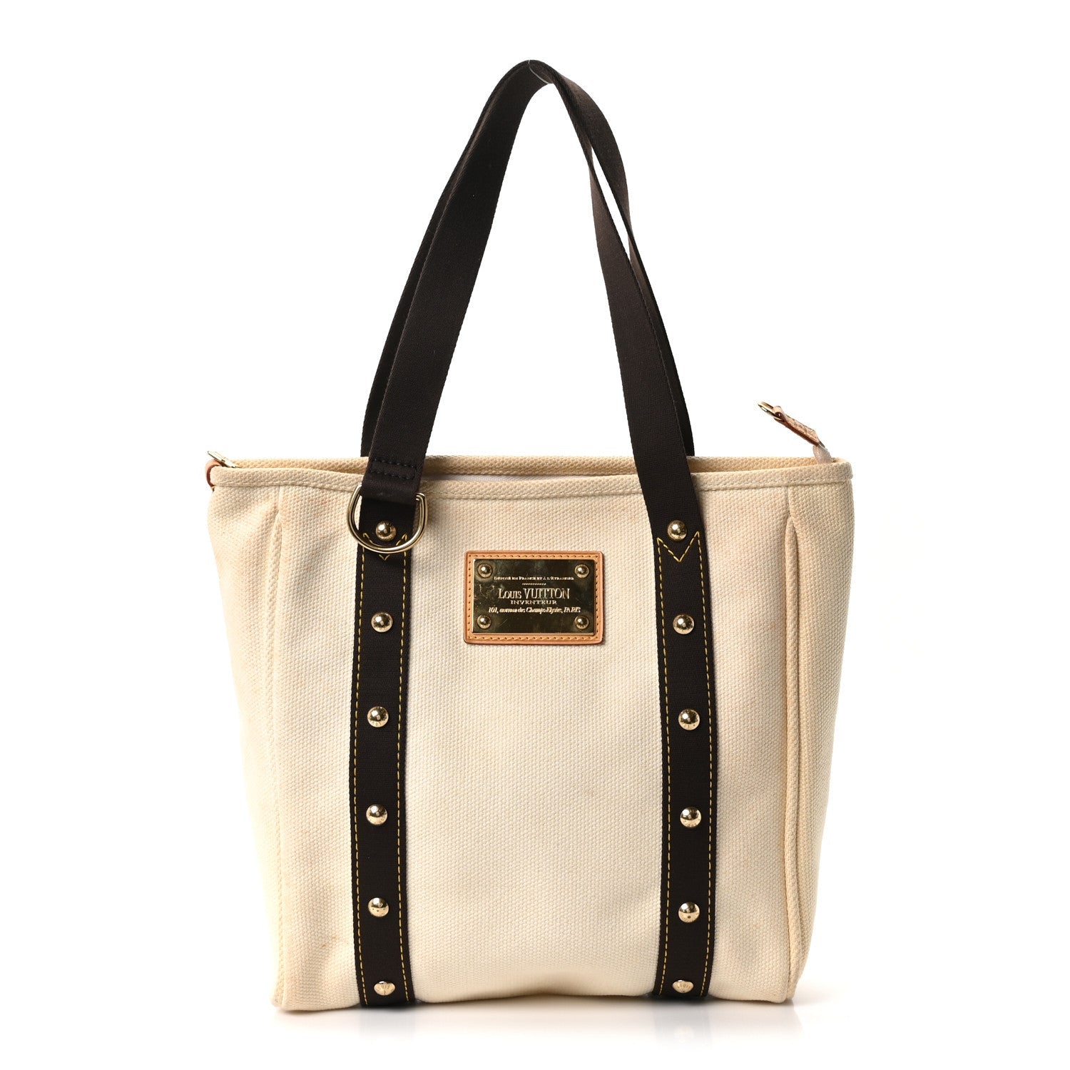 Toile Antigua Cabas MM Tote White