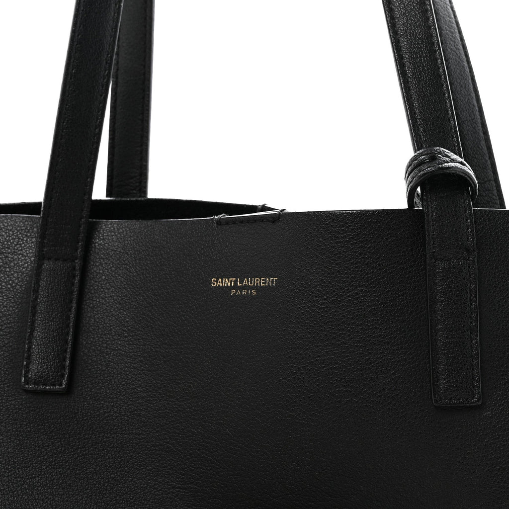 Calfskin Large Shopping Tote Black