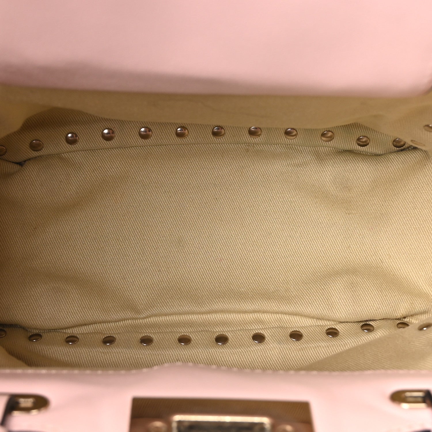Vitello Mini Rockstud Tote Water Rose
