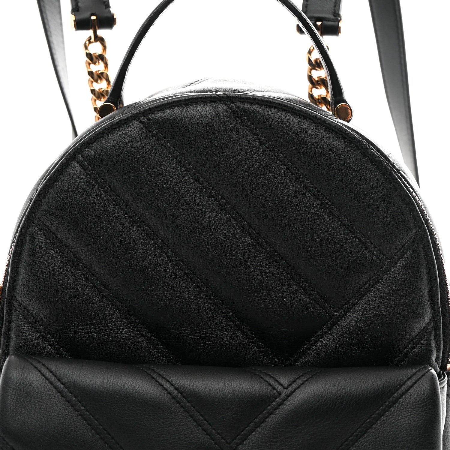 Calfskin Matelasse Serpenti Cabochon Backpack Black