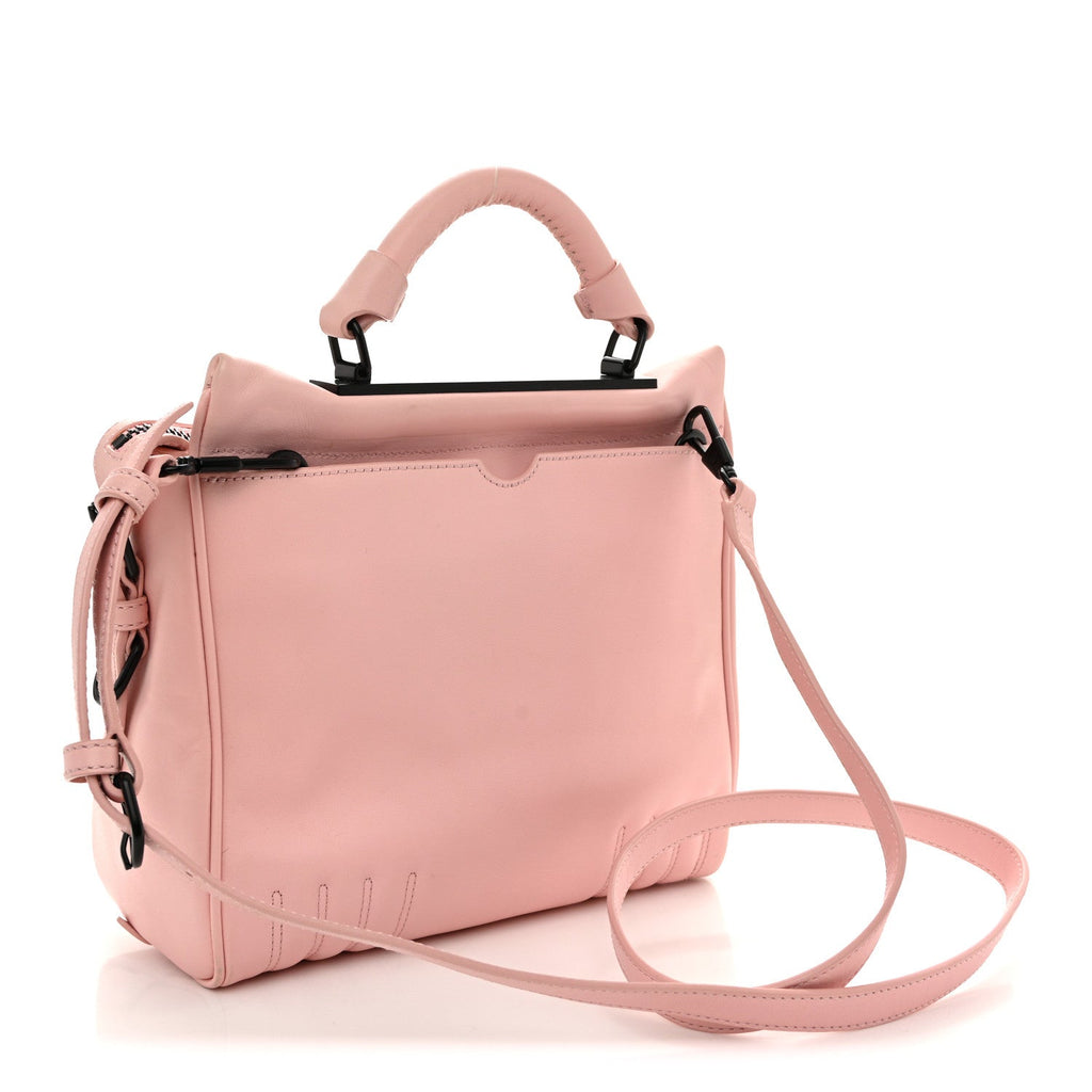 Calfskin Small Ryder Satchel Pink