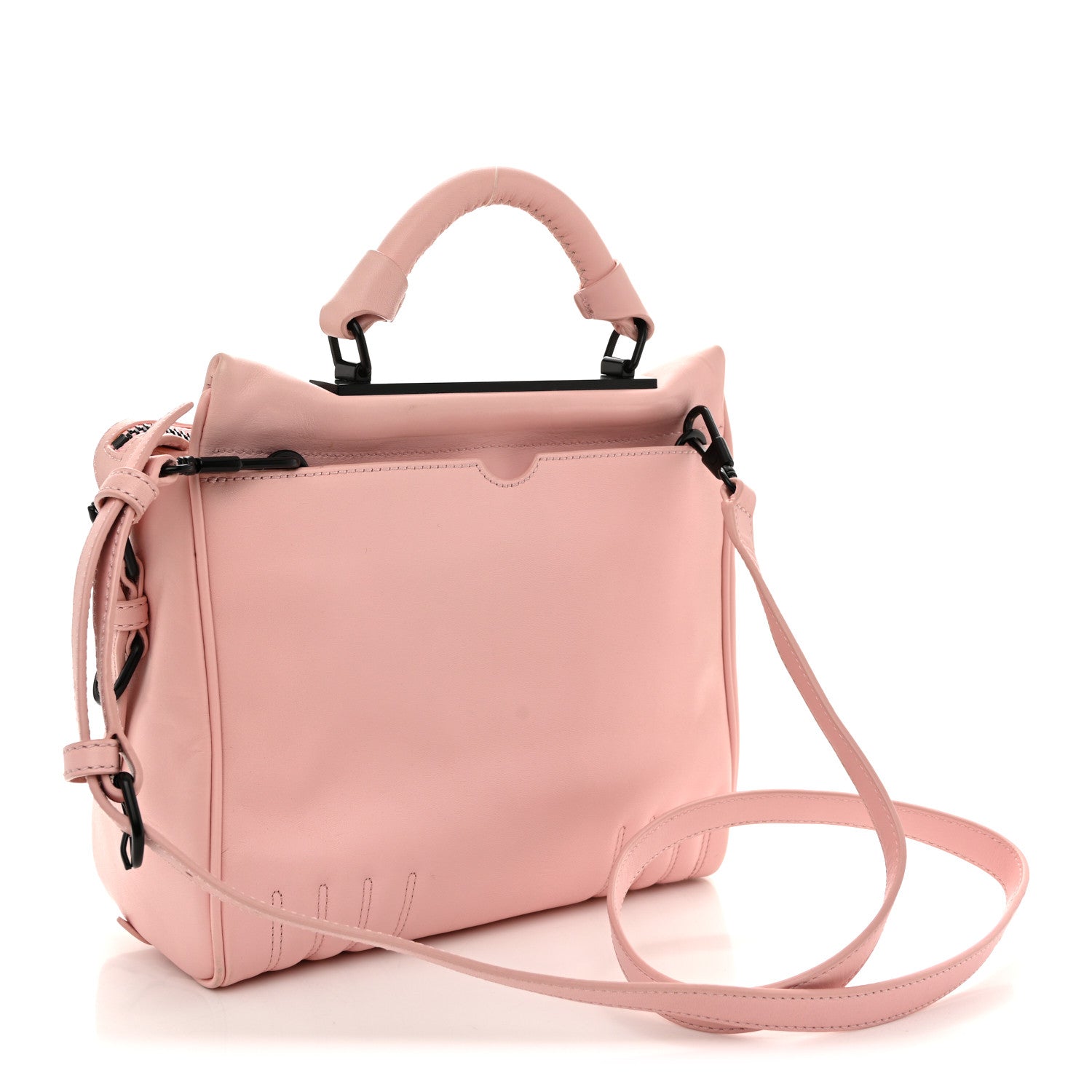 Calfskin Small Ryder Satchel Pink