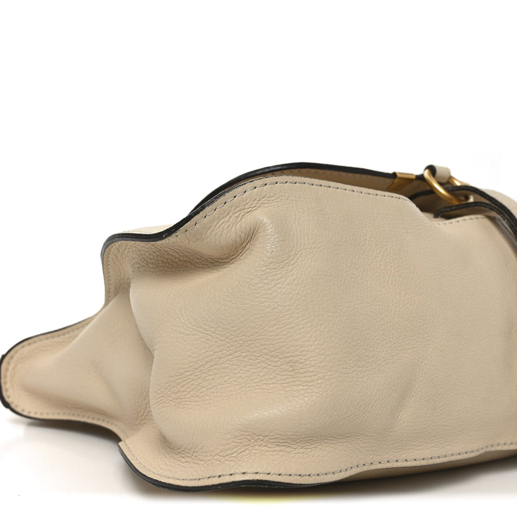 Calfskin Large Marcie Satchel Blush Nude