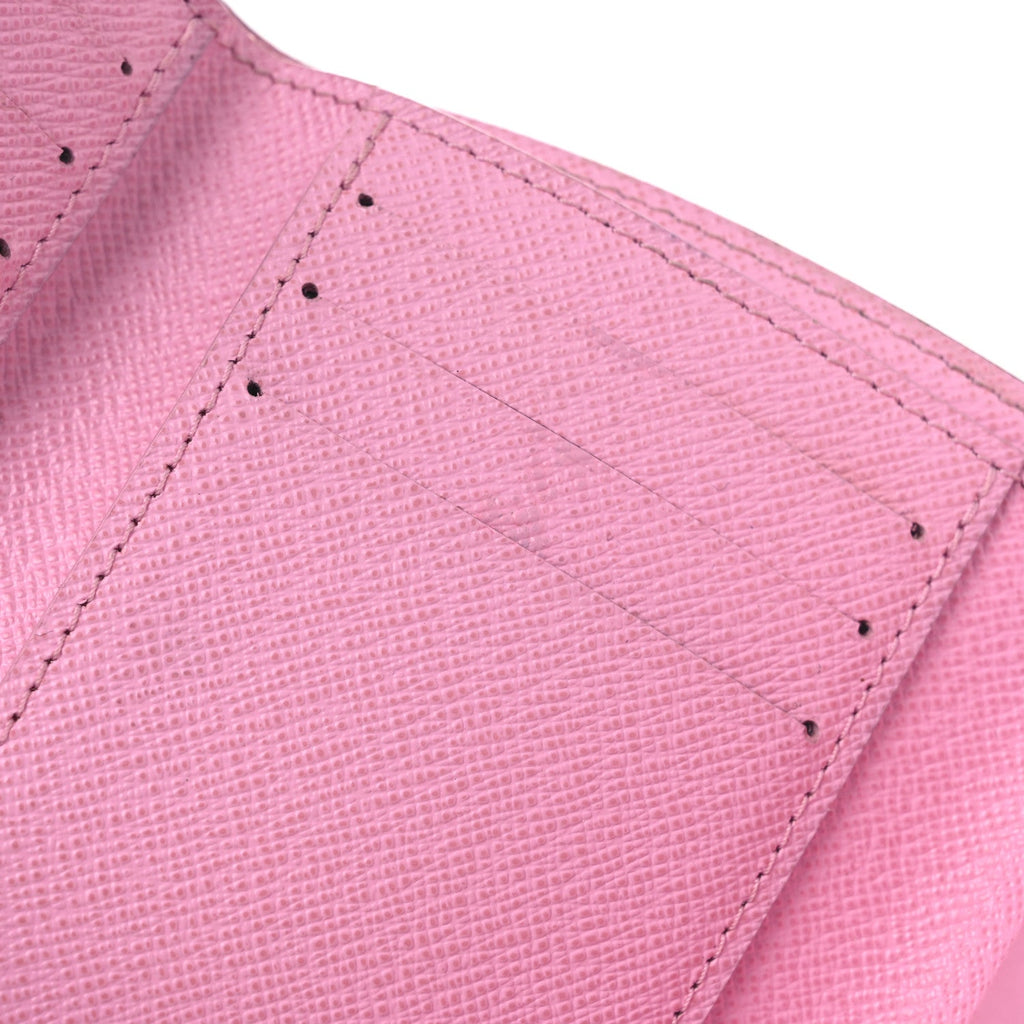 Monogram 2023 Christmas Animation Alpine Victorine Wallet Wisteria Pink