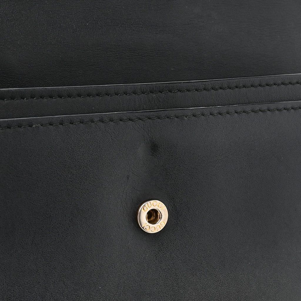 Calfskin Sylvie Continental Wallet Black