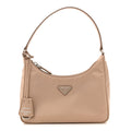 Re-Nylon Saffiano Mini Re-Edition 2005 Bag Cammeo