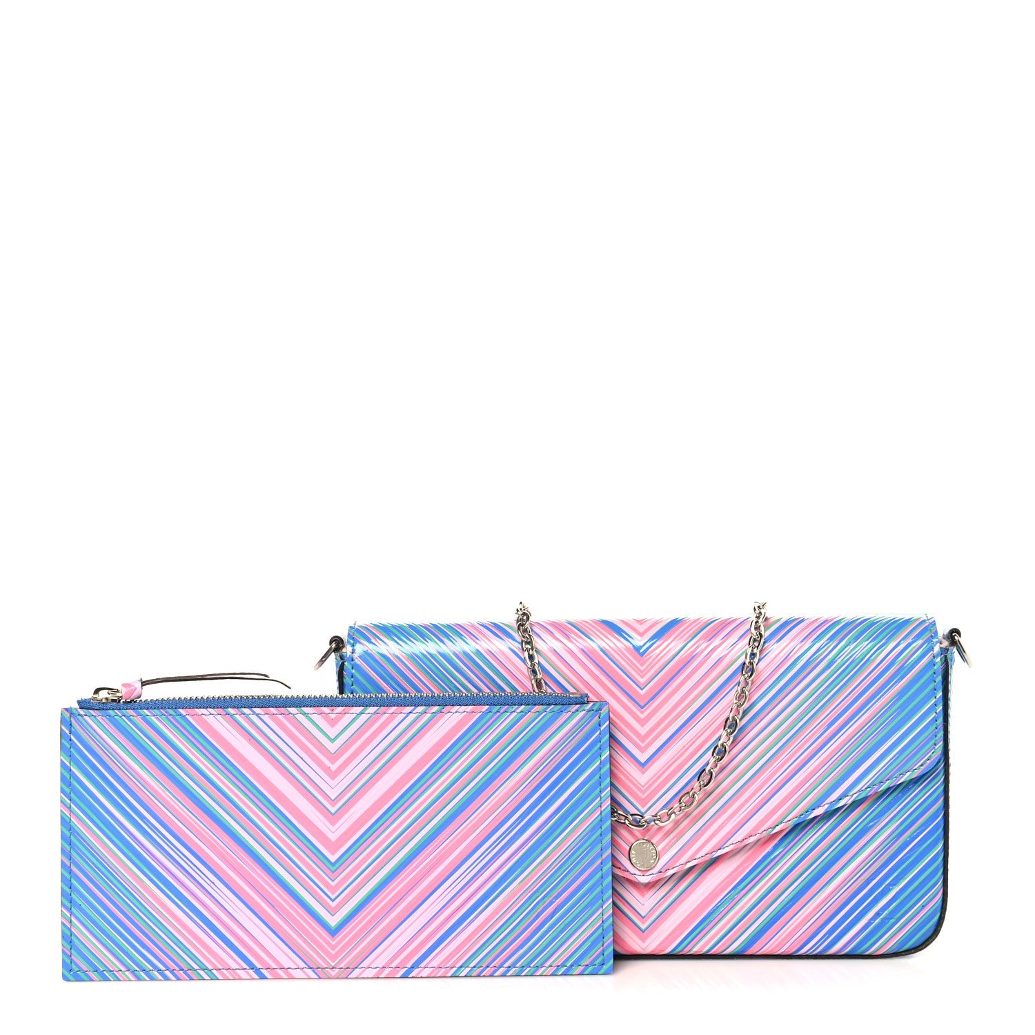 Epi Tropical Pochette Felicie Blue Rose
