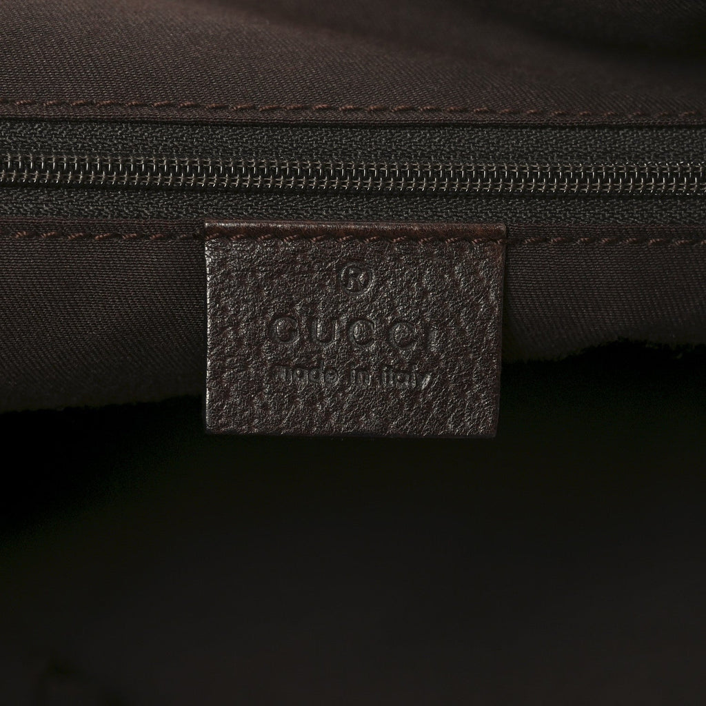 Monogram Small Gold D Ring Tote Brown