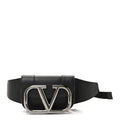 Calfskin Mini Supervee Belt Bag Black