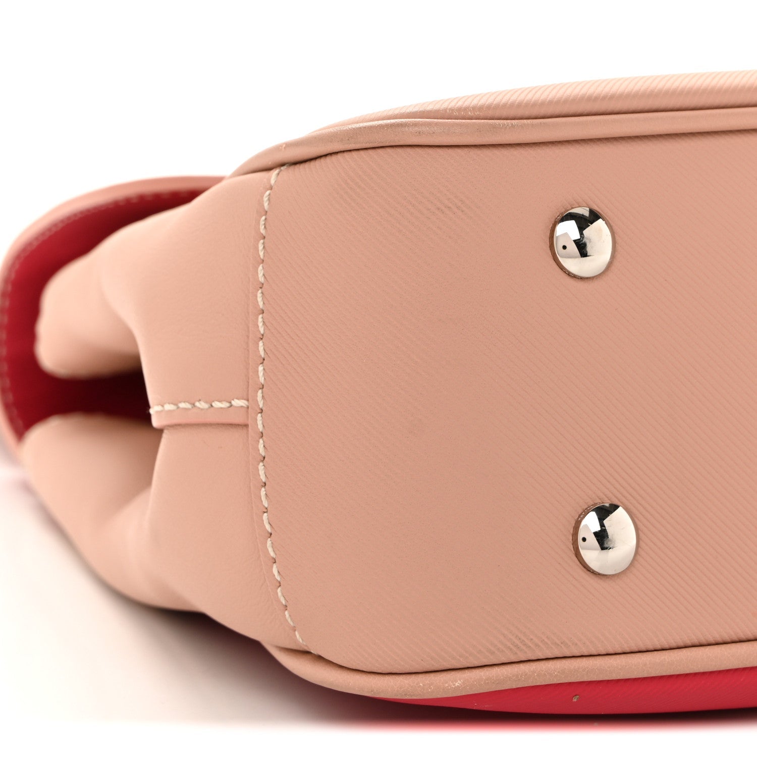 Trench Calfskin DK88 Medium Top Handle Bag Ash Rose Beige Russet