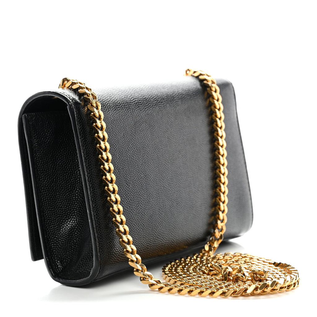 Grain De Poudre Small Monogram Kate Satchel Black