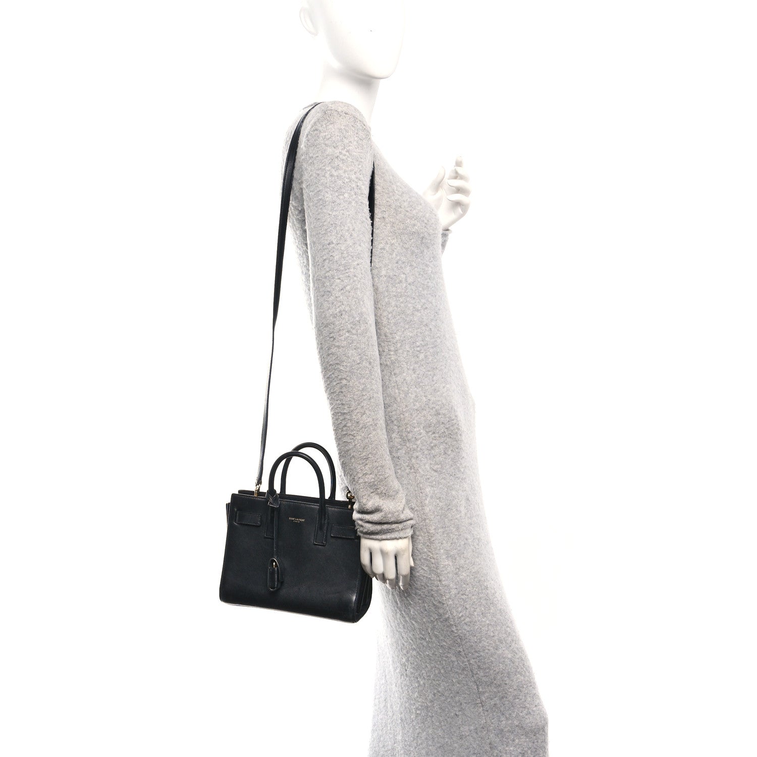 Calfskin Nano Sac De Jour Black