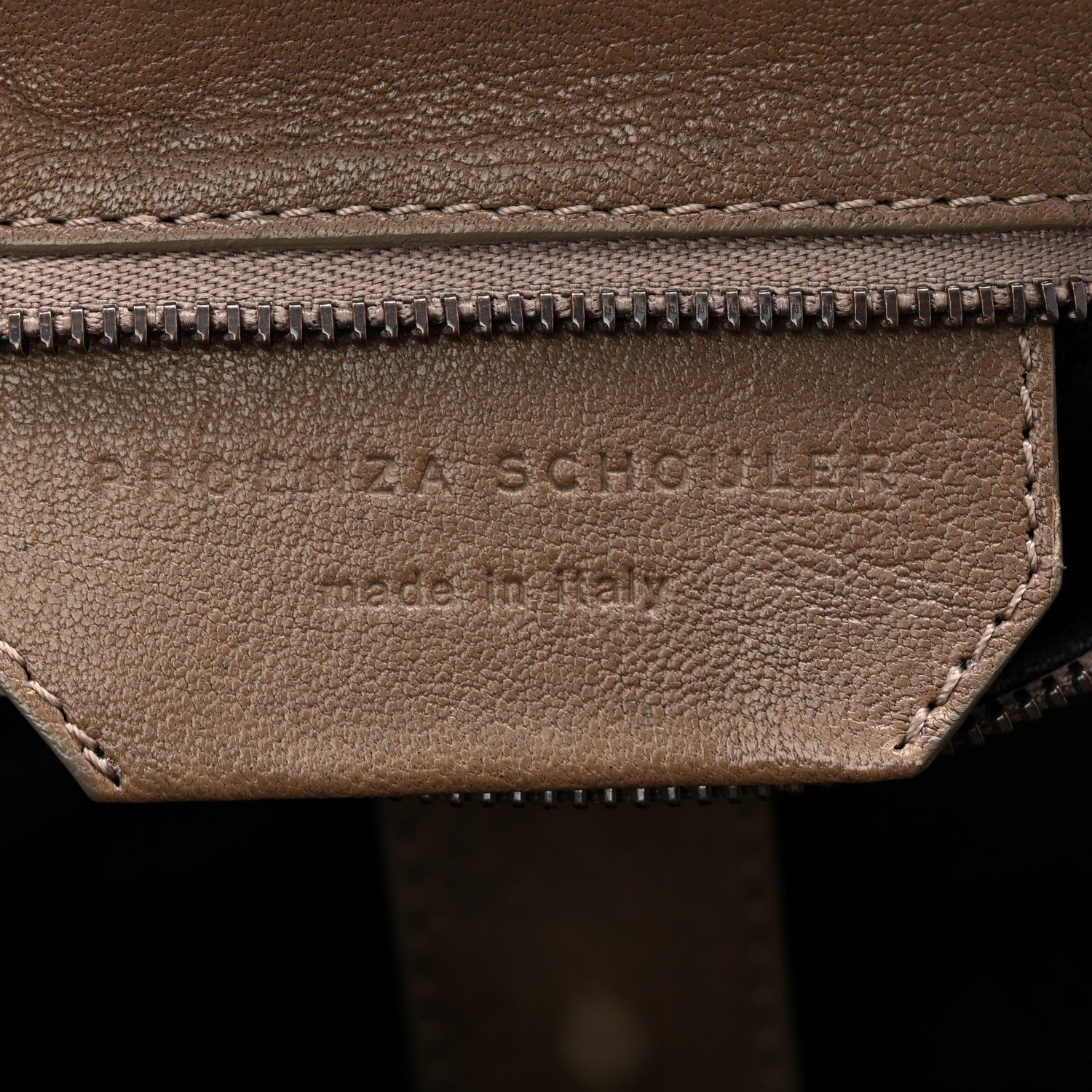 Lambskin PS1 Medium Satchel Smoke