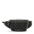 Nappa Rockstud Spike Belt Bag 85 Black