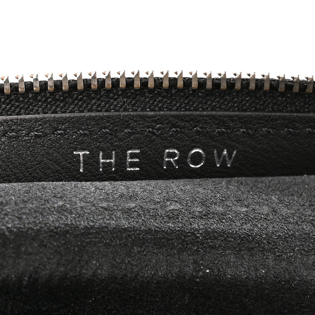 Grained Calfskin Small Slouchy Banana Bag Black