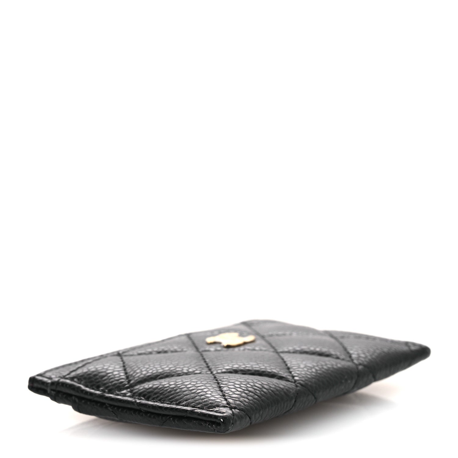 Caviar Quilted  Holder Black
