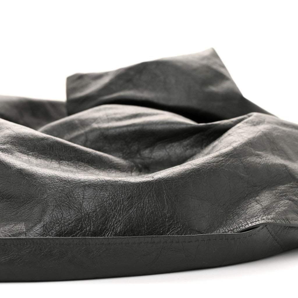 Calfskin Foulard Shoulder Bag Dark Green