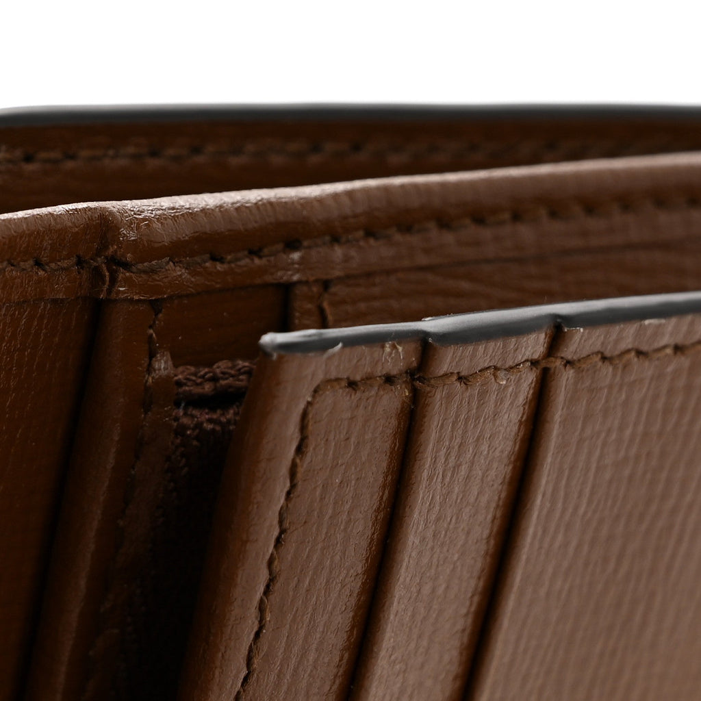 GG Supreme Monogram Textured Calfskin Web Jackie 1961  Case Beige Ebony Brown Sugar