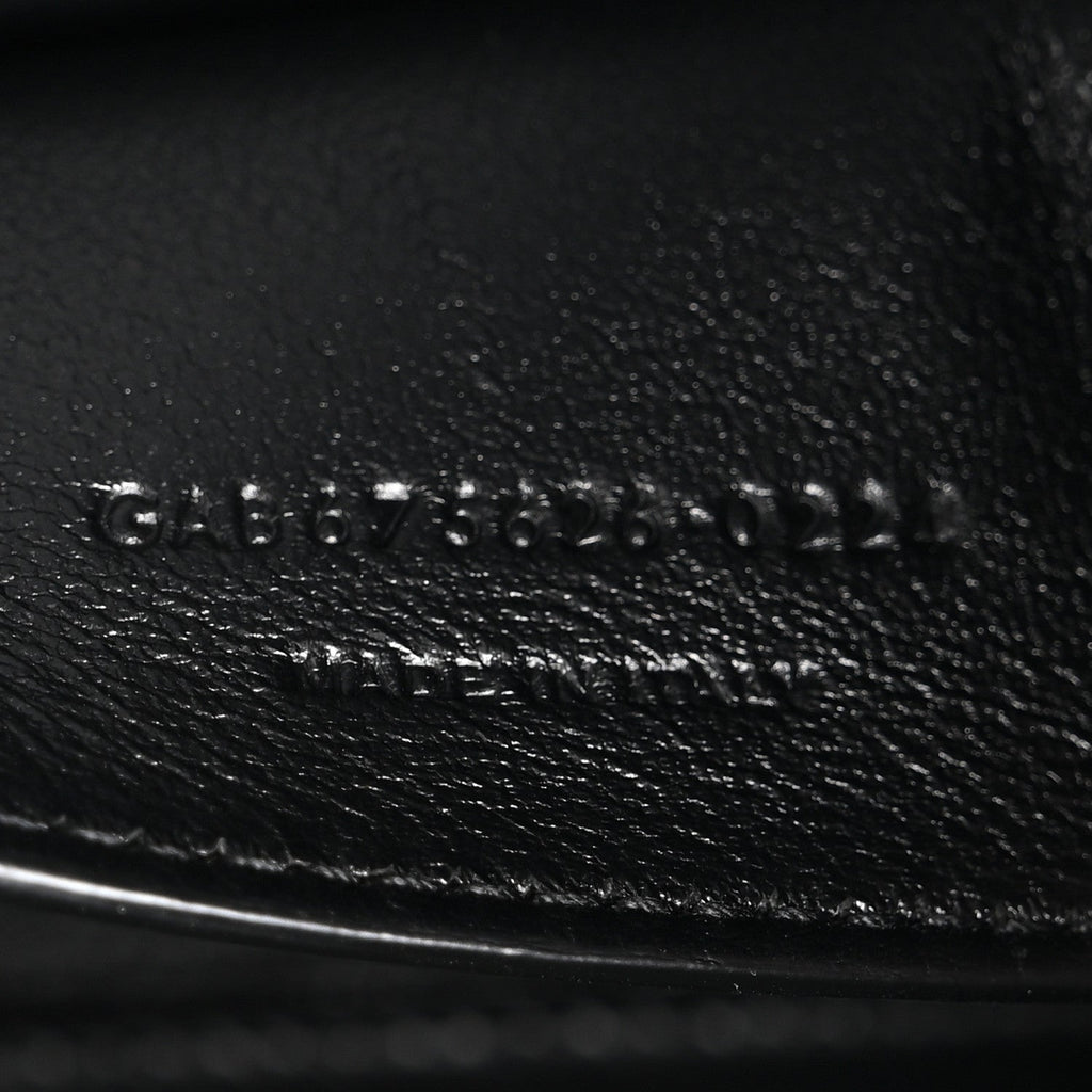 Smooth Calfskin Small Manhattan Shoulder Bag Black